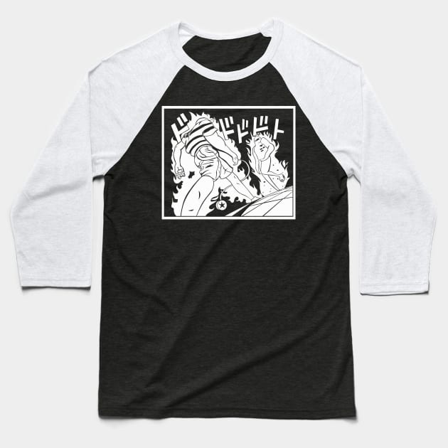 Earthbound Jojo Mashup Baseball T-Shirt by Limit Break Merch